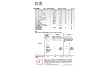 環保測試報告 ROHS+鹵素 CANEC25009106001